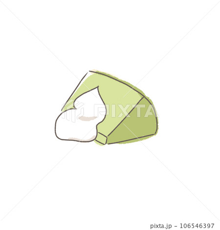 シフォンケーキ　手書きイラスト 106546397