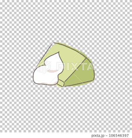 シフォンケーキ　手書きイラスト 106546397