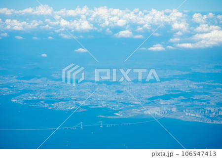 韓国ソウル近郊のとても美しい空撮風景 106547413