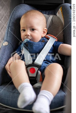 Baby boy in car seat sale