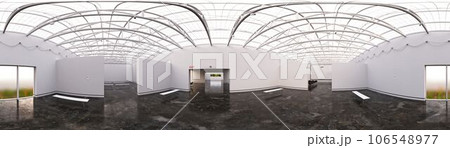 360 panoramic render of the exhibition space. 360 panoramic render of the exhibition space. 106548977