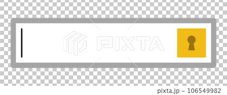 パスワード入力フォーム 106549982