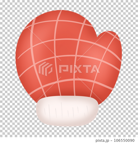 Red gloves on Christmas day 106550090