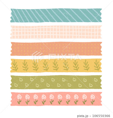 cute washi tape PNG elements. 106550366
