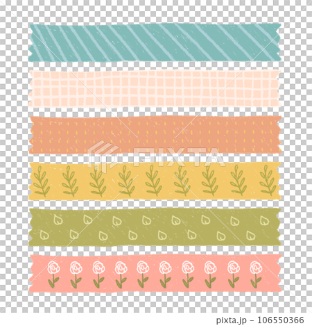 cute washi tape PNG elements. 106550366