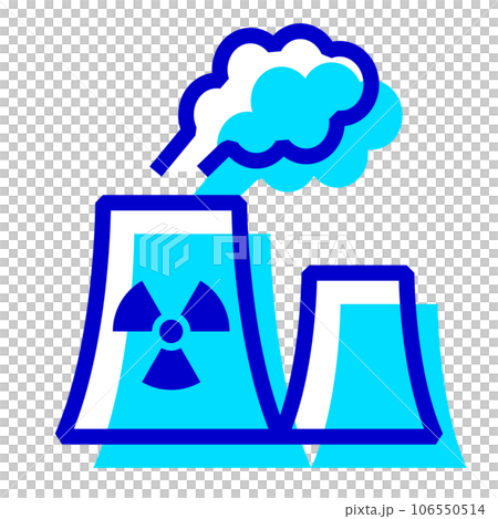 代表能源、核電的兩種顏色風格圖標 106550514