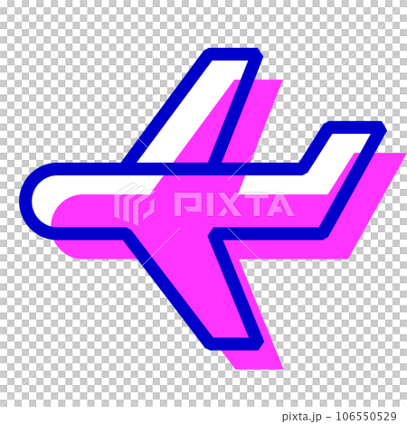 代表車輛、飛機的兩種顏色樣式圖標 106550529