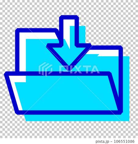 Two color style icons representing files, folders Two color style icons representing files, folders 106551086