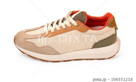 White sneaker isolated White sneaker isolated 106551218