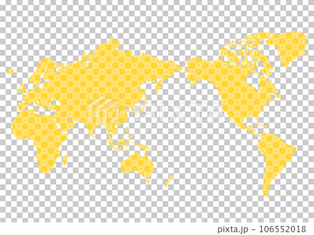 向日葵圖案世界地圖(以日本為中心) 向日葵圖案世界地圖(以日本為中心) 106552018