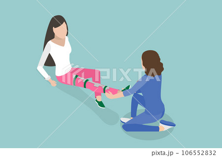 3D Isometric Flat Vector Conceptual Illustration of Rehabilitation 3D Isometric Flat Vector Conceptual Illustration of Rehabilitation 106552832