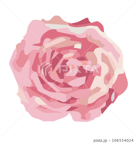 Isolated watercolor sketch of a flower Vector Isolated watercolor sketch of a flower Vector 106554024