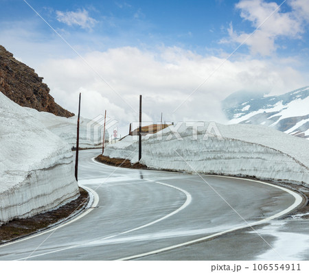 Spring Swiss Alps mountain landscape Spring Swiss Alps mountain landscape 106554911