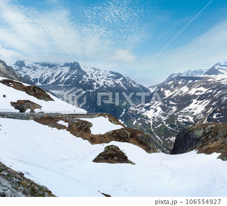 Summer mountain landscape (Grimsel Pass, Switzerland) Summer mountain landscape (Grimsel Pass, Switzerland) 106554927