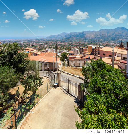 Palermo view from the Monreale town Palermo view from the Monreale town 106554961
