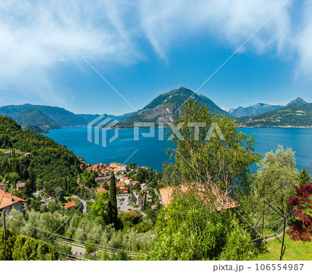Lake Como summer view, Italy 106554987