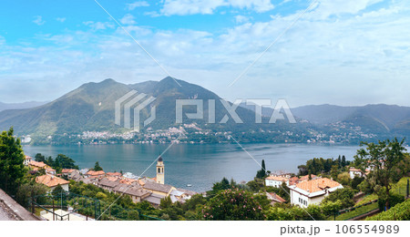 Lake Como (Italy) summer panorama. 106554989