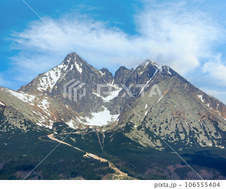 High Tatras (Slovakia) spring view. High Tatras (Slovakia) spring view. 106555404