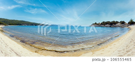 Aegean coast, Sithonia, Greece. Aegean coast, Sithonia, Greece. 106555465