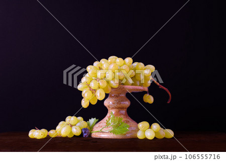 Fruits on the cake stand. Fruits on the cake stand. 106555716
