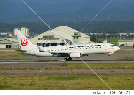 日本トランスオーシャン航空B737-800着陸 日本トランスオーシャン航空B737-800着陸 106556521