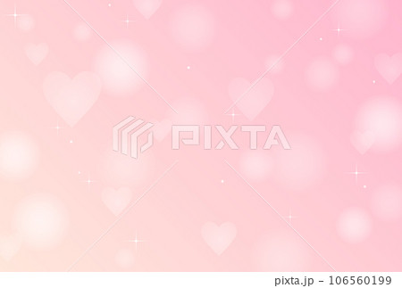背景イラスト_ハート_ピンク 106560199