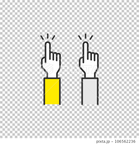 指タッチアイコン ポインターアイコン 指タッチアイコン ポインターアイコン 106562236