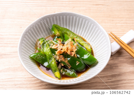 ピーマンの焼きびたし 106562742