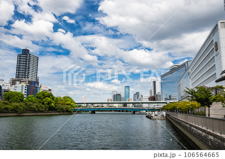 水都大阪都市風景　都市景観 106564665
