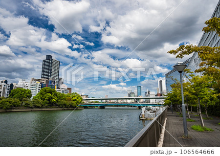 水都大阪都市風景　都市景観 106564666