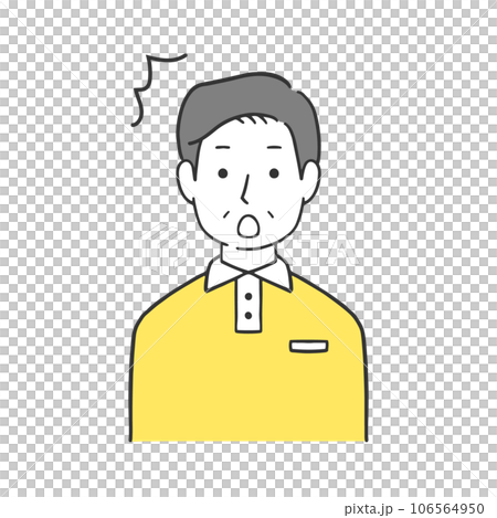 驚訝的祖父的插圖 106564950