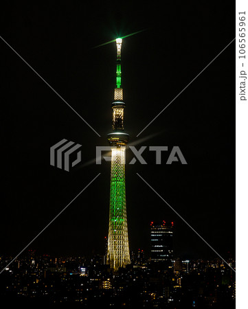 クリスマスのスカイツリー 106565961