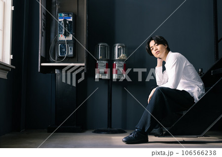 男性ビューティーポートレート 106566238
