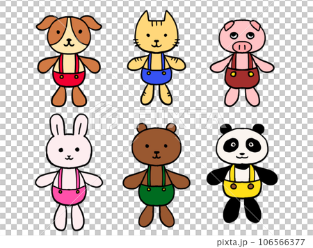 可愛的動物插圖集 106566377