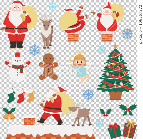 クリスマスのパーツ　セット 106567272