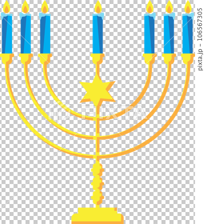 The  Hanukkah or Chanukah element for holiday concept 106567305