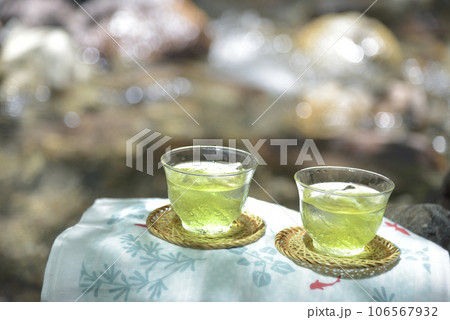 渓流と緑茶 106567932