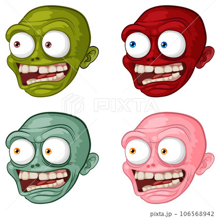 Creepy Scary Zombie Man with Bald Head Creepy Scary Zombie Man with Bald Head 106568942