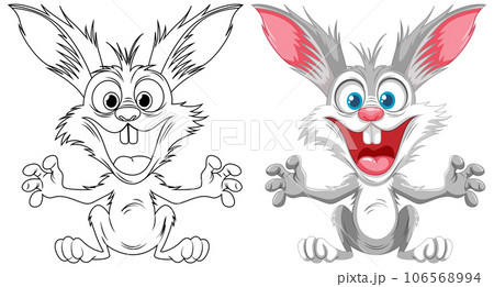 Crazy Rabbit Cartoon Freak Out Crazy Rabbit Cartoon Freak Out 106568994