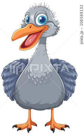 Cute Emu Bird Smiling Cute Emu Bird Smiling 106569132