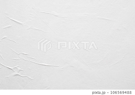 Blank white crumpled and creased paper poster texture background Blank white crumpled and creased paper poster texture background 106569488
