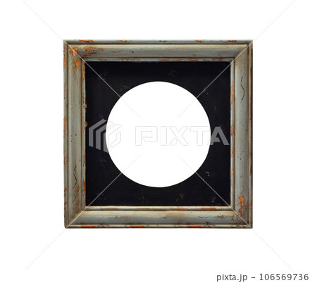 Blank vintage wooden picture photo frame isolated on white background Blank vintage wooden picture photo frame isolated on white background 106569736