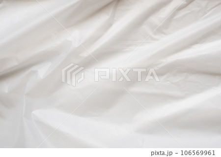 White plastic bag background texture close up White plastic bag background texture close up 106569961