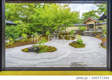 京都・紫野　大徳寺　黄梅院　雲池庭 106571368