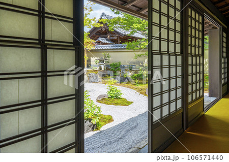 京都・紫野　大徳寺　黄梅院　雲池庭　 106571440