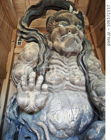 安曇野正福寺の仁王像吽形 安曇野正福寺の仁王像吽形 106572557