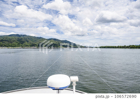 観光船より傘松公園方面を望む 106572690