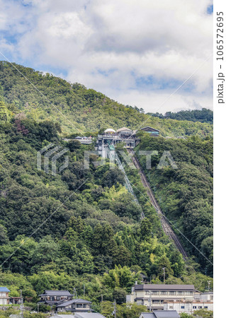 観光船より傘松公園を望む 観光船より傘松公園を望む 106572695
