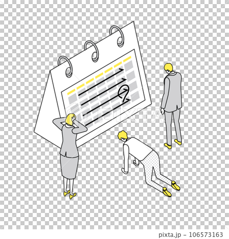 等距_擔心項目延誤的商人 106573163