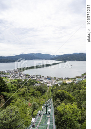 傘松公園から望む天橋立(8月) 傘松公園から望む天橋立(8月) 106573255